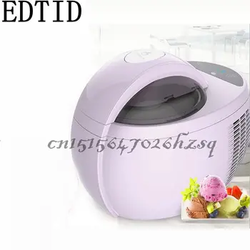 

EDTID 110W 220V Household Automatic Electric Fruit ice cream machine1L High-capacity Purple DIY ice cream maker