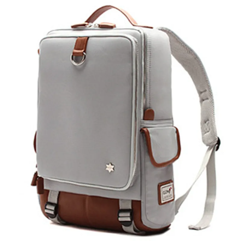 Высокое качество Большой Вместительный рюкзак для женщин и мужчин брендовый дизайн ранец Водонепроницаемый Школьный Рюкзак многофункциональные сумки для ноутбука - Цвет: gray