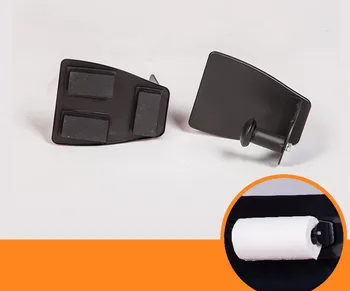 

Magnetic Paper Towel Holder Removable Magnet Tissue Supportor Automotive Metal Rack Garage Use Stick on Tool Trolley 2pcs/set