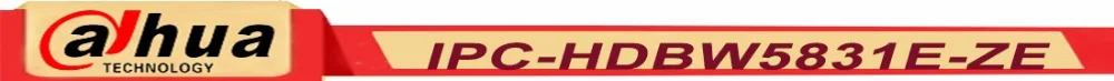 Flash Deal Dahua 8MP IP camera IPC-HDBW5831E-ZE WDR Network h.265  IR50m PoE+ 2.7mm ~12mm motorized lens IK10 Micro SD memory 128GB IVS 0