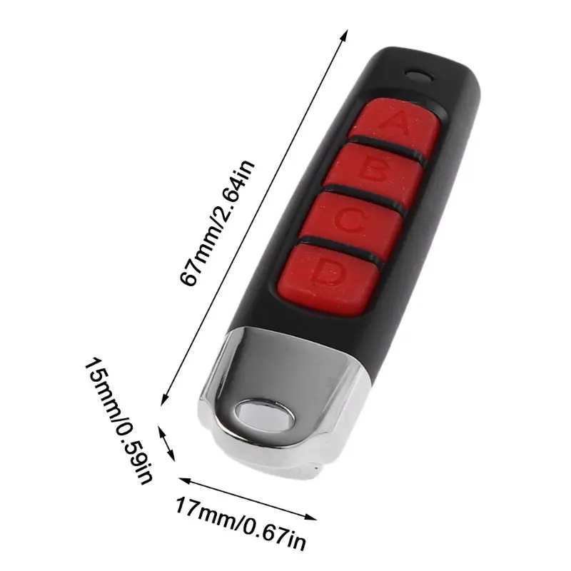 4 кнопки 315 МГц/433 МГц металлический беспроводной Дубликатор для создания копий клон пульт дистанционного управления Лер ворота двери гаража Открывалка автомобиля ключ Электрический G