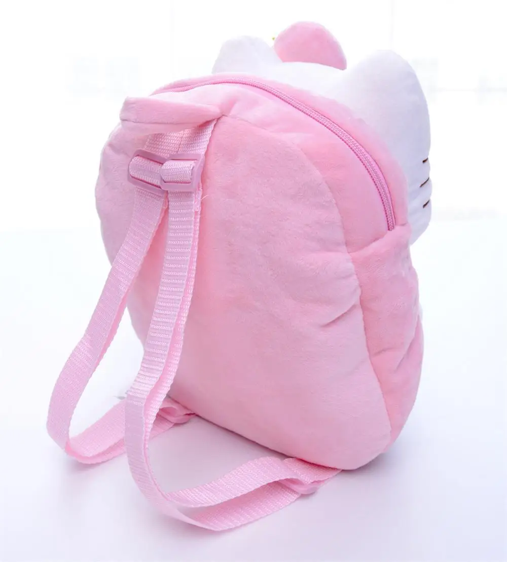 HELLO KITTY kawaii backpack child kindergarten children's schoolbag plush backpack hello kitty bag backpack for baby 30*28cm