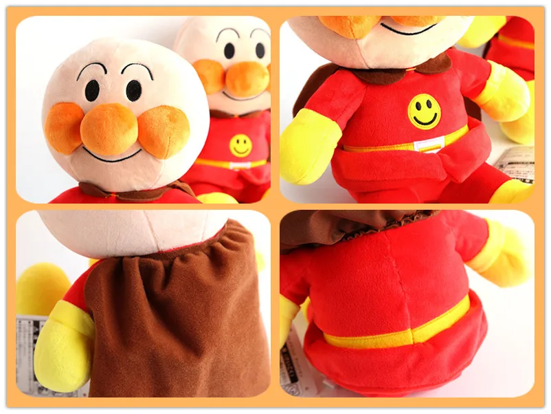 18cm36cm Japan anime plush doll bread superman plush toys children doll anpanman bacteria doll ragdoll birthday gift 1