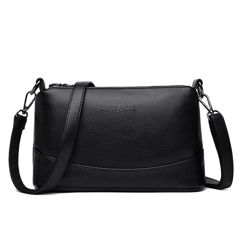 

High Quality Vintage Flap Women Messenger Bags Women's Genuine Leather Handbags Small Shoulder CrossBody Bags Ladies