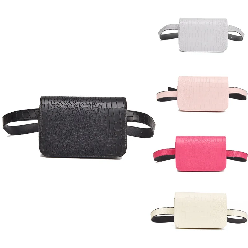 

2018 New Women Fanny Pack Waist Belt Mini Bag Shoulder Chest Messenger Bag Money Phone Pocket Leather Pouch Christmas Gift