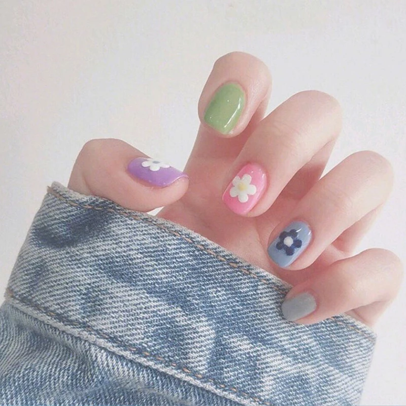 

14 Tips Nail Art Full Wraps Nail Polish Stickers Cute Animals Pattern Self-Adhesive Nail Art 3D Waterproof Nail Stickers Decals