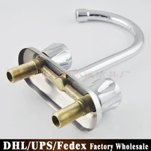 DHL/FedEx 20 шт. gd-8459 двойной-control Кухня кран горячей и холодной руки круглый Caipen кран Кухня кран