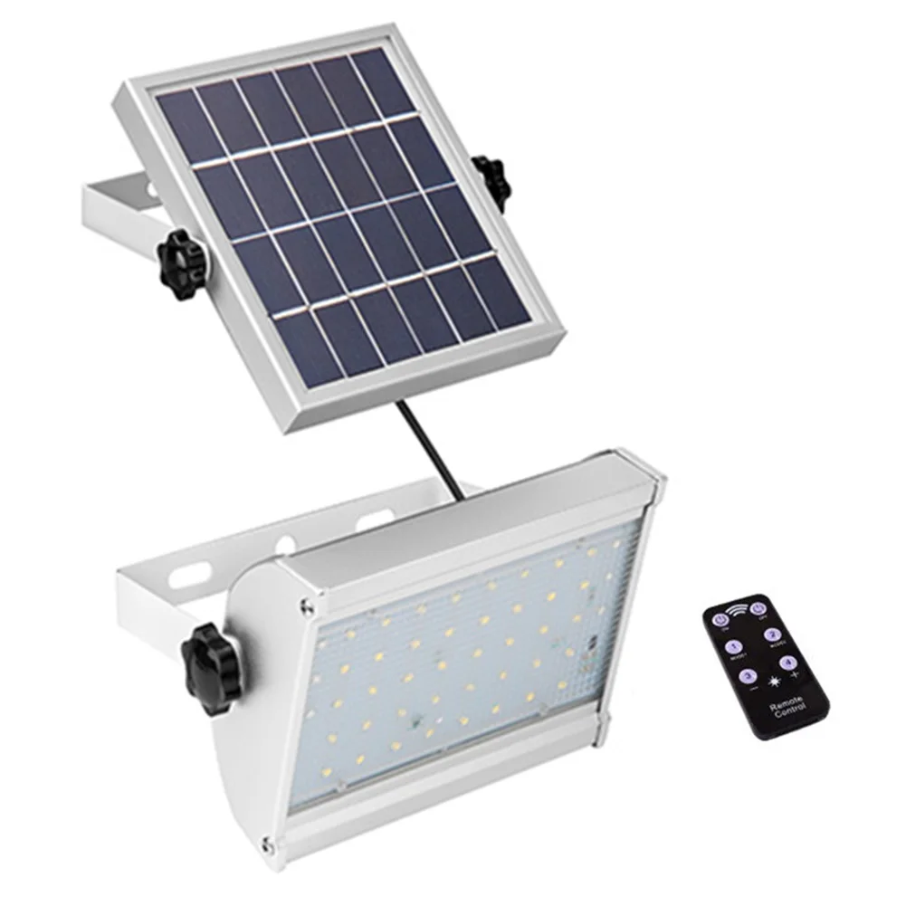 

6W 12W Outdoor Radar Sensor Easy Install Solar Powered Garden Remote Control Dimmable Super Bright Waterproof Led