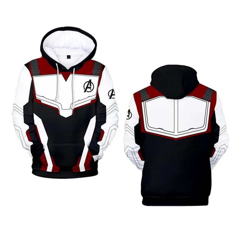 The avengers endgame Marvel Hoodies Men Quantum Realm Cosplay Costume Hooded Avengers Sweatshirts men autumn Fashion 2019 tops