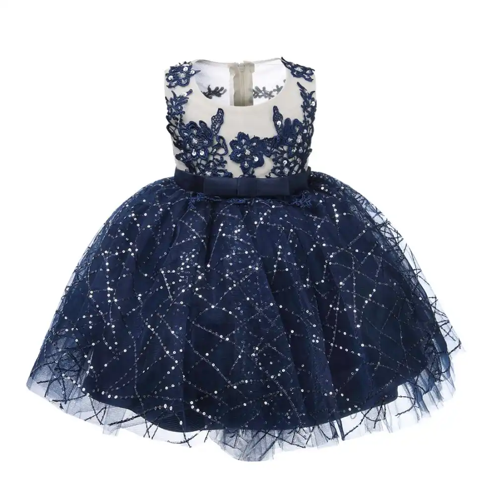 blue dress for christening