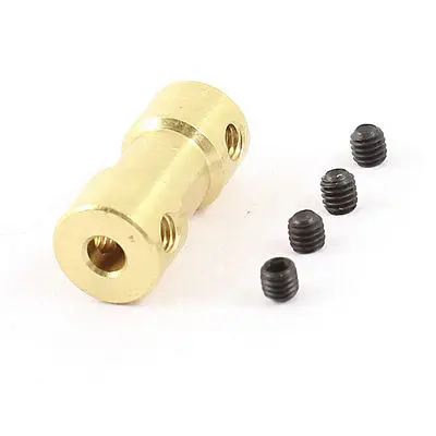 RC Airplane Brass Motor Shaft Coupling Connector Coupler Adapter 2/2.3/3/3.17/4/5/6mm