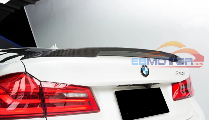 MP Style Real Carbon Fiber Trunk lip Spoiler Wing For BMW 530i 540i G30 2017UP19_3381