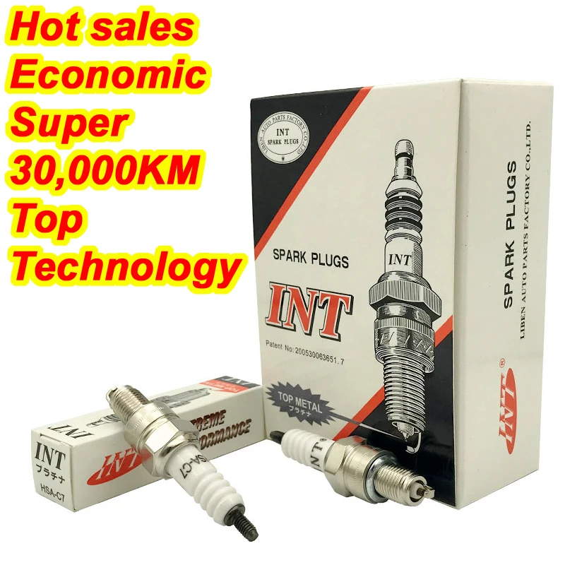 

1PC INT high quality Motorcycle Racing HSA-C7 Spark Plug For GY6 CR7HIX CR7HSA C7HSA A7RTC A7TC UF22 CR6HSA C5HSA C6HSA