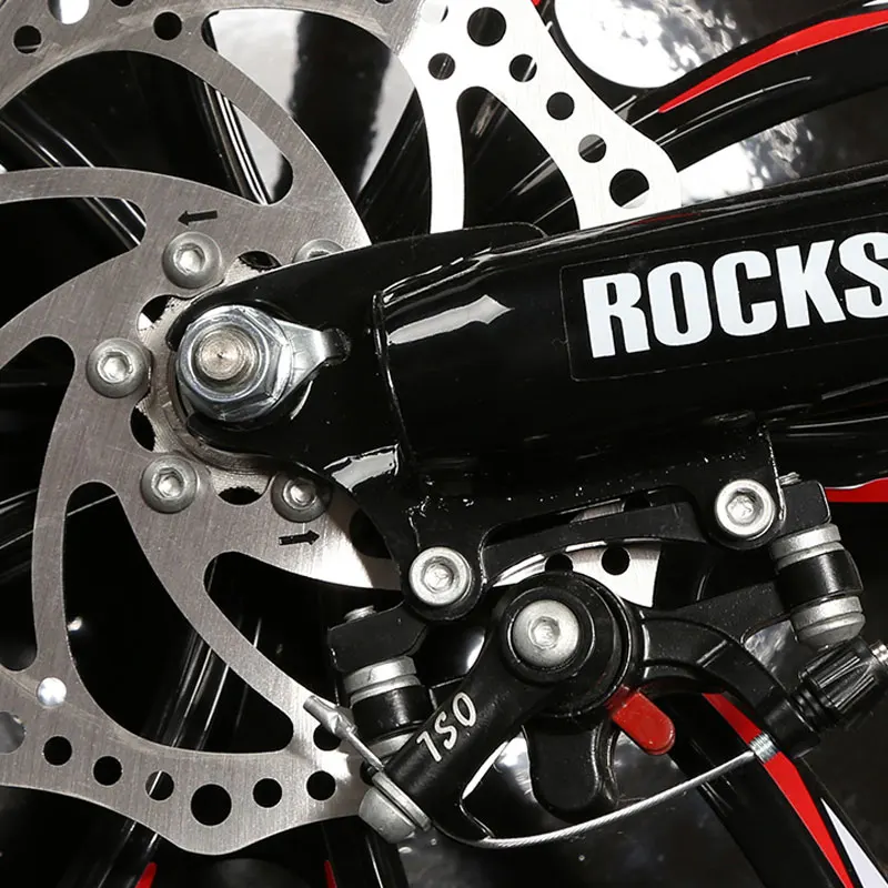 Mountain Bike Aluminum Alloy Steel Frame Variable Speed Double Disc Brake 6 Knife Wheel Bicycle 26 Inch