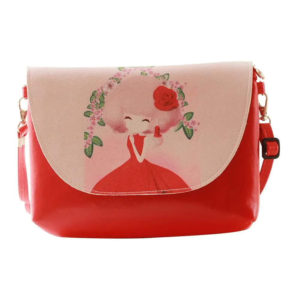 

PinShang Children Girl Fashion Cartoon Pattern Wallet Mini Satchel Portable Bag Single-shoulder Bag ZK15