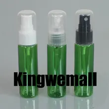 300 шт/партия ПЭТ маленькие распылители 30 мл Духи спрей зеленые пластиковые бутылки с полным покрытием для косметической упаковки