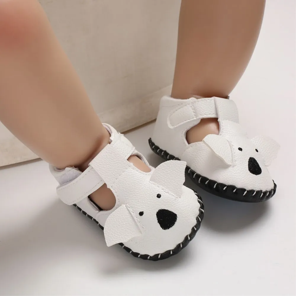 Baby Newborn Flats Non-Slip Soft Soled Leather Shoes Girl Boy Kid Toddler Prewalker Sandals Crib Shoes Elephant Animal Shoes