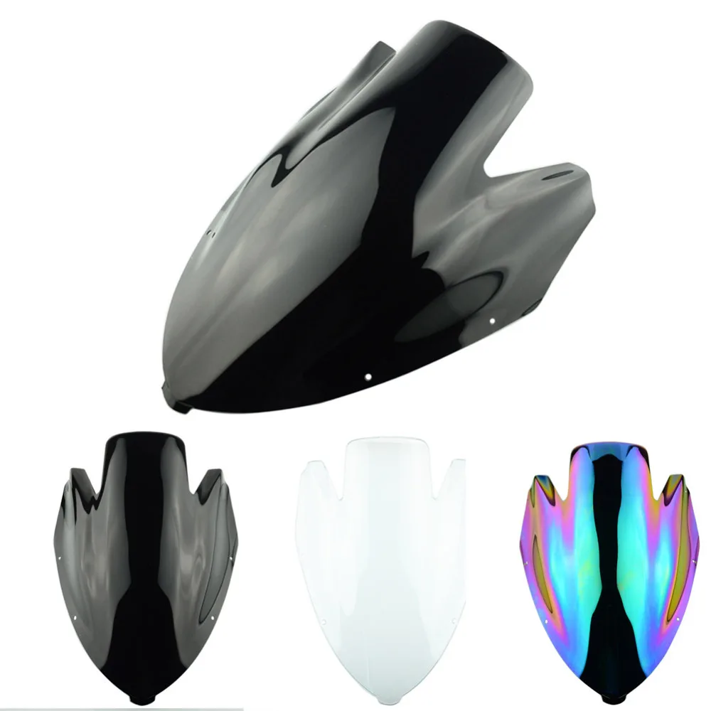 Iridium Motorycle Double Bubble Windshield Windscreen Protector For Kawasaki NINJA 650 ER6F EX650R 2006 2007 2008 ER-6F EX 650R |