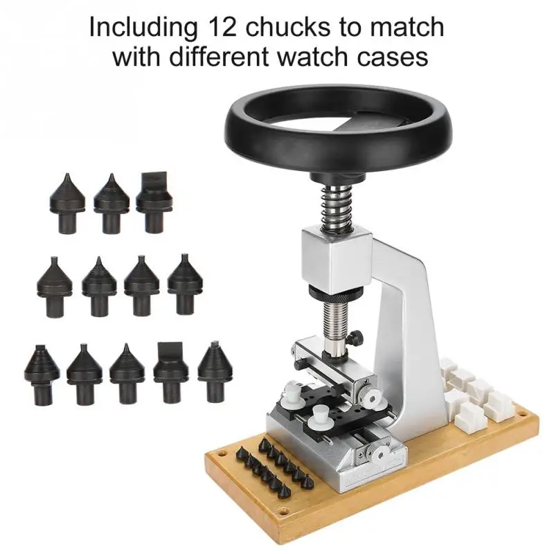 

Professional 5700# Bench Watch Case Opener With Metal Base Watchmaker Watch Repair Tool Kits for Rolex Tudor Screw Watch Opener