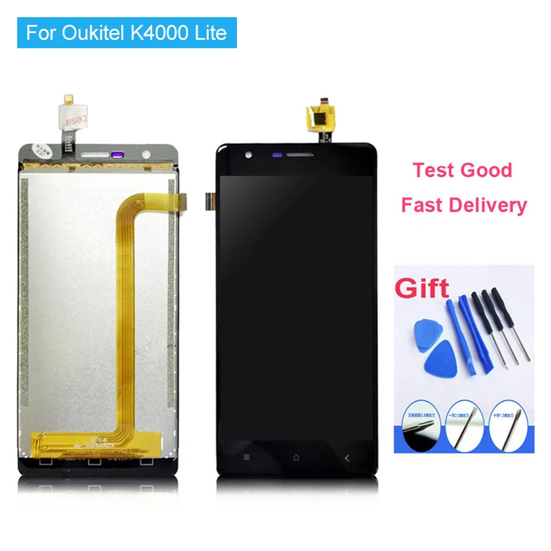 

For Oukitel k4000 lite LCD Display+Touch Screen Screen Digitizer Assembly Complete New LCD for Oukitel k4000 Lite Screen+ Tools