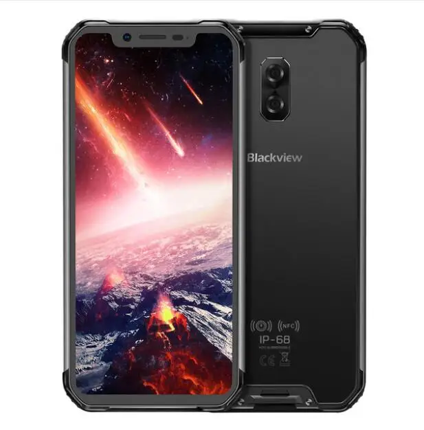 

BLACKVIEW BV9600 Pro 6.21" 19:9 Wireless Charge IP68 IP69K Waterproof Shockproof Helio P60 Octa Core 6GB+128GB NFC Mobile Phone