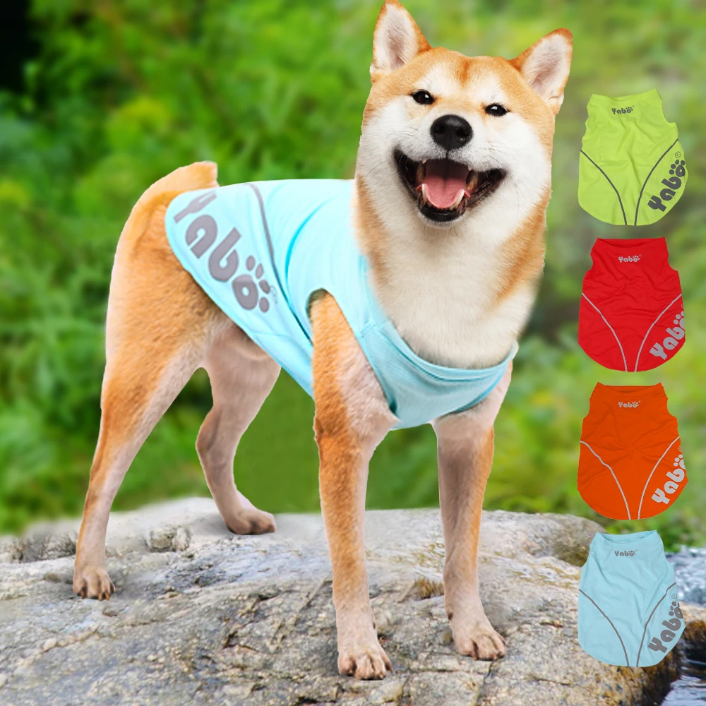 ペット布ペット屋外夏通気性ベストスポーツウェア中 大型犬ペットスポーツ服 S M L Xl Xxl 犬用ベスト Aliexpress