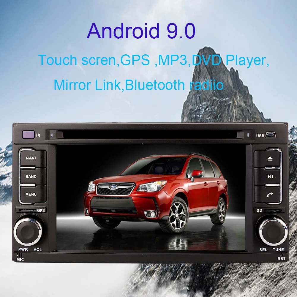 Android 9,0 wifi BT для Subaru Forester 2008-2013 автомобильный dvd-плеер Восьмиядерный 4G ram 1080P Автомобильный gps навигатор DVD мультимедийный плеер