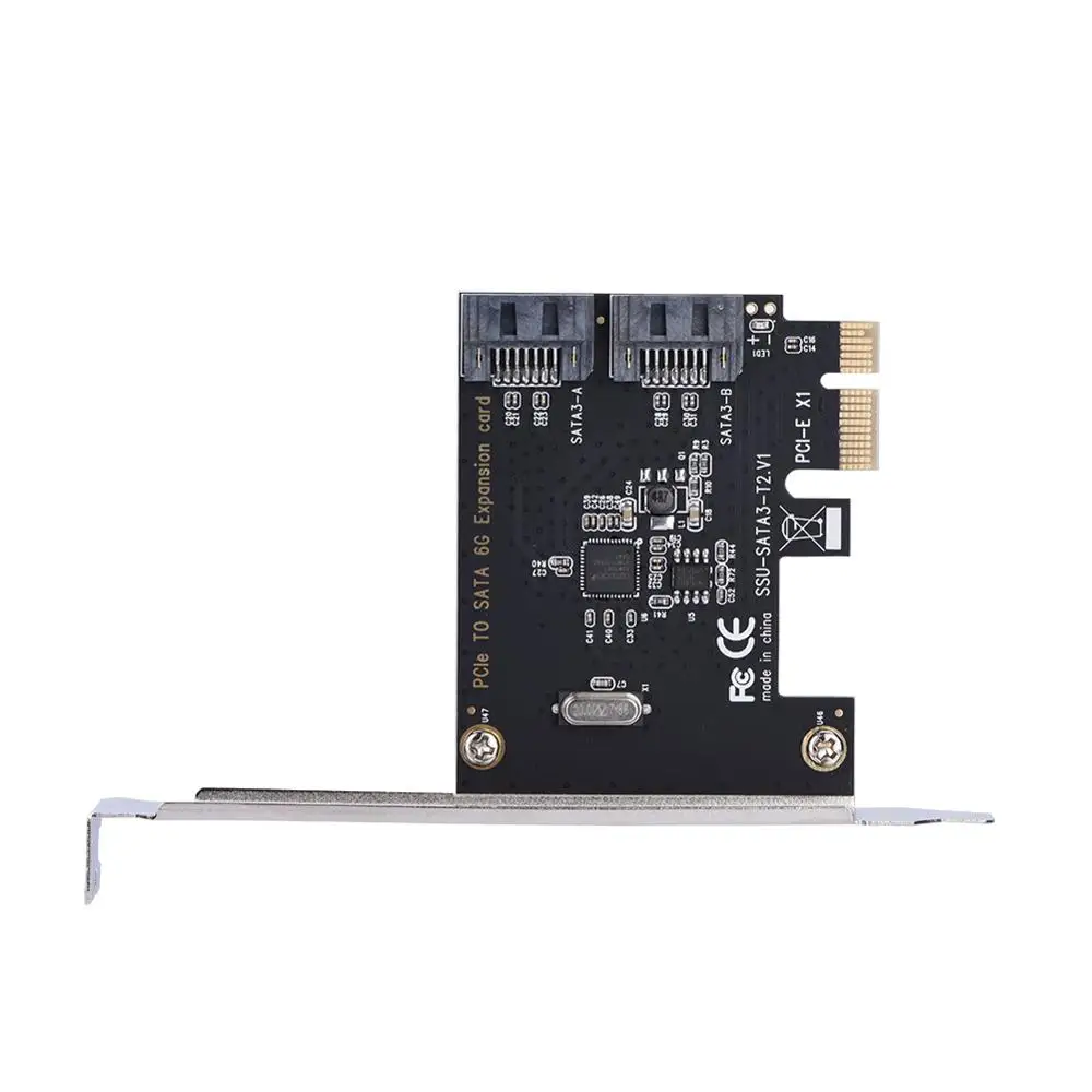 1X 4X 8X 16X PCI E карты Express к SATA 3 0 2 порта III 6 Гбит/с расширительные платы адаптера