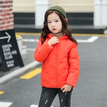 2018 New Children Coat Autumn Winter Kids Jacket Boys Outerwear Enfant Coats Baby Clothes Girls Lightweight Down Cotton Clothing 2018 new style toddler baby girls winter down coat infants kids cotton jacket outwear kids clothes children clothing 10 12 years