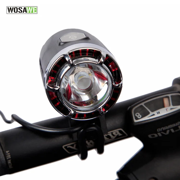 Sale WOSAWE 1200 Lumens  XML-T6 LED Bicycle Headlight Bike Lamp Cycling Front Light Bicycle Torch Bicycle Accessories with USB Cable 0