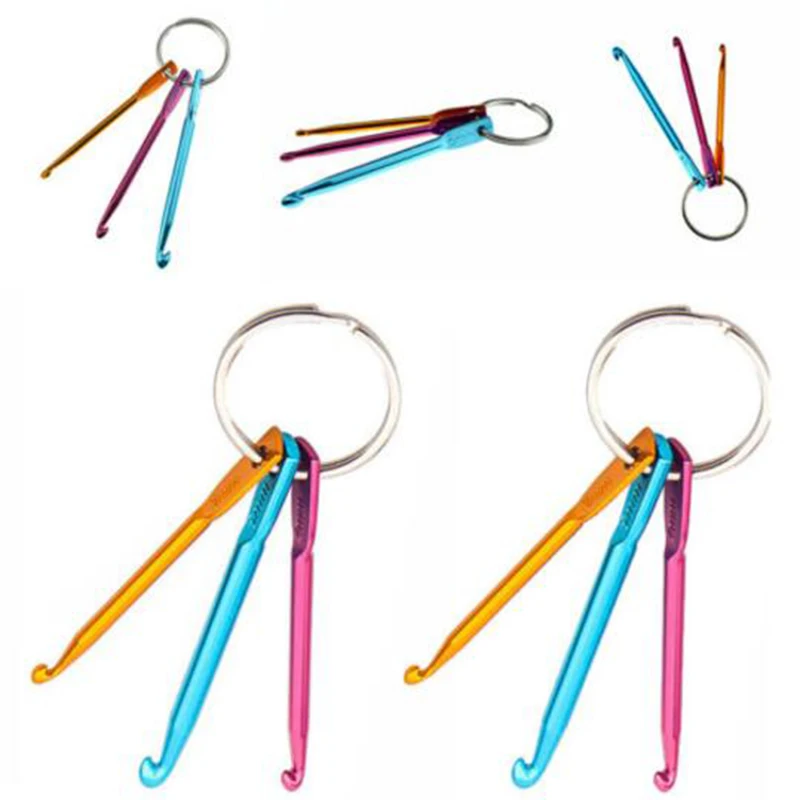 

Colorful Crochet Knitting Needles For Weaving Sweater Craft Yarn Stitch Kit