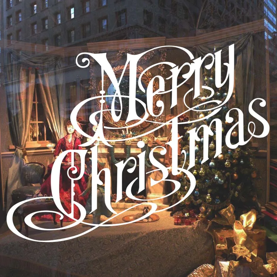 

Christmas Window Stickers Sock Hat Snowflake Gifts Box Wall Art Decals Wallpaper Merry Christmas Decoration For Home Accessories