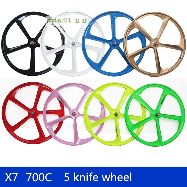 Cheap 26 inches road bike 700C single speed fixed gear bicycle wheel foot brake personalized free  shipping Bicycle wheel