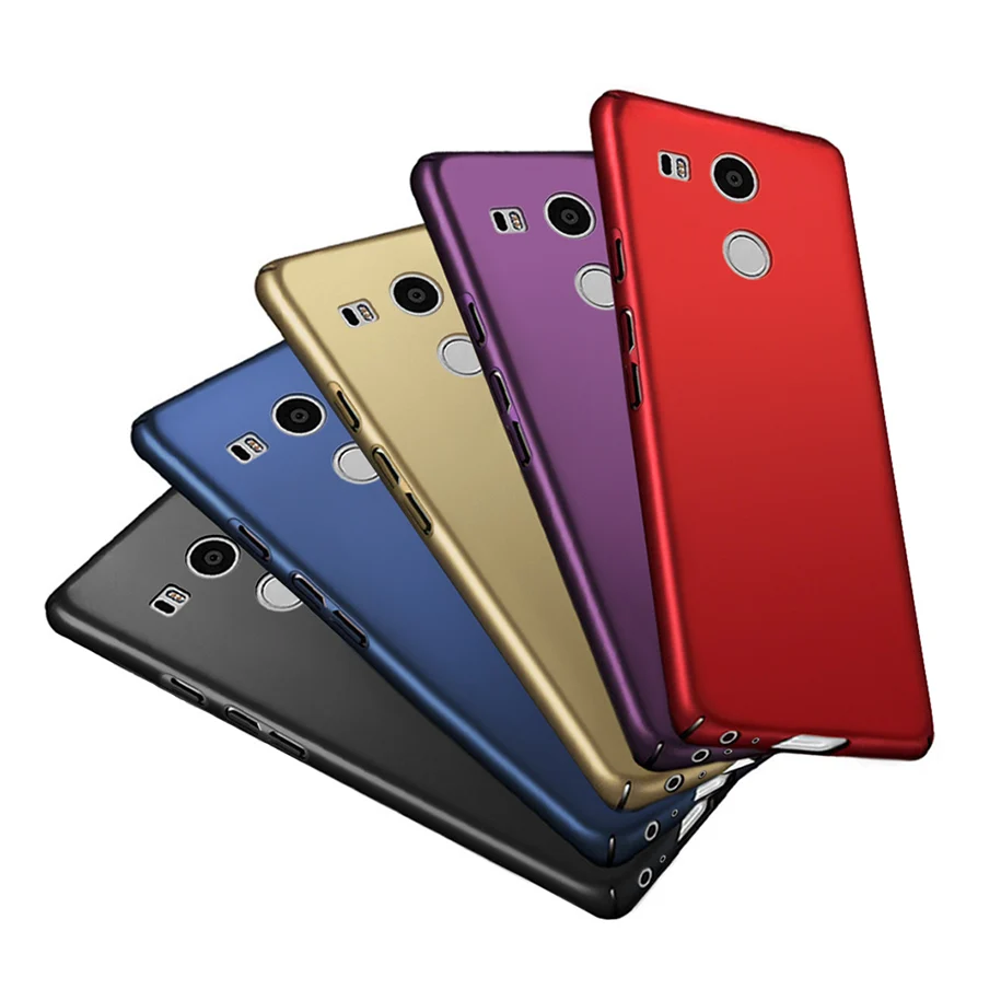 Чехол для LG Nexus 5X чехол Nexus5X задняя крышка матовый ПК жесткий пластик чехлы