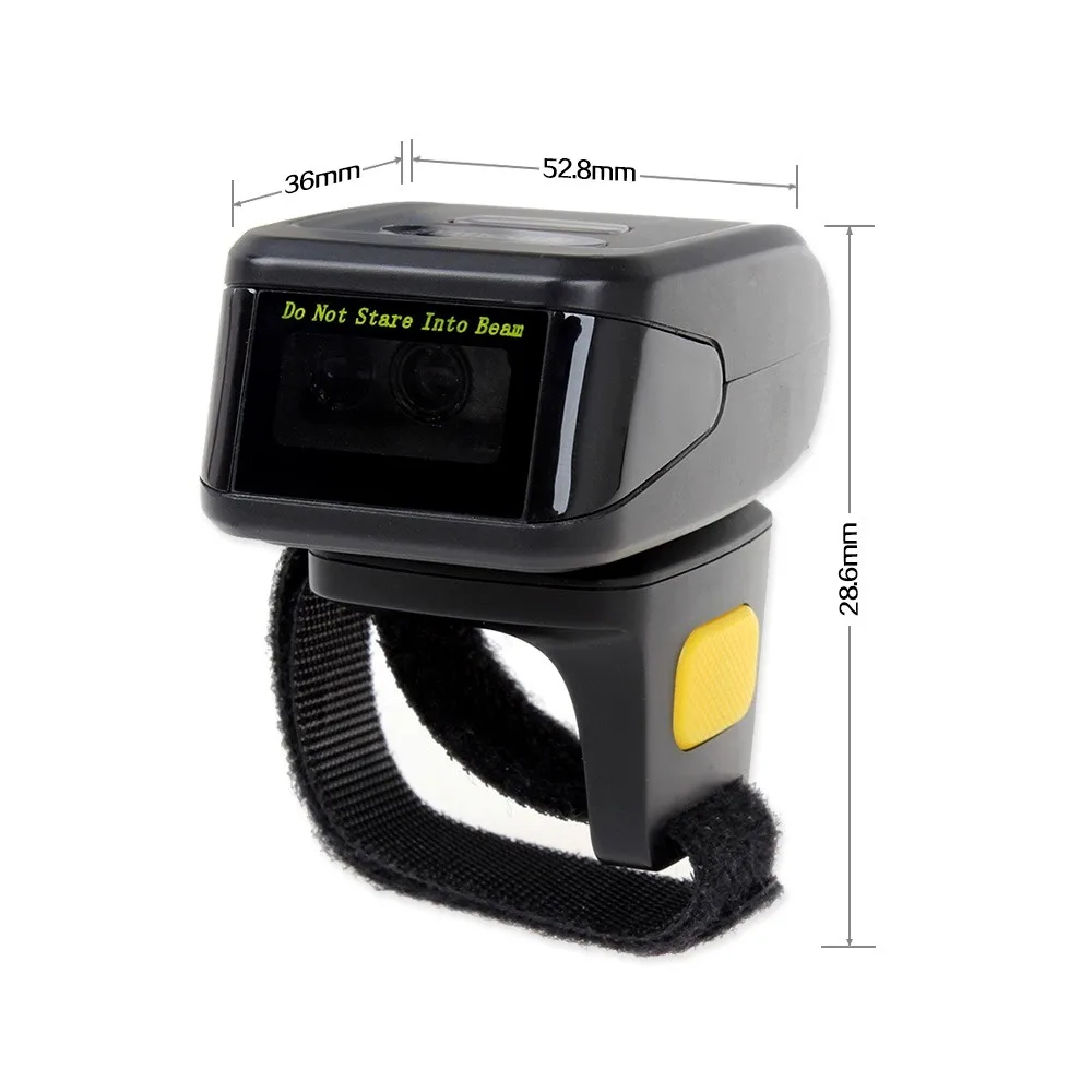 MJ R30 Мини Bluetooth кольцо 2D сканер для qr кода PDF417 DataMatrix Беспроводной Портативный