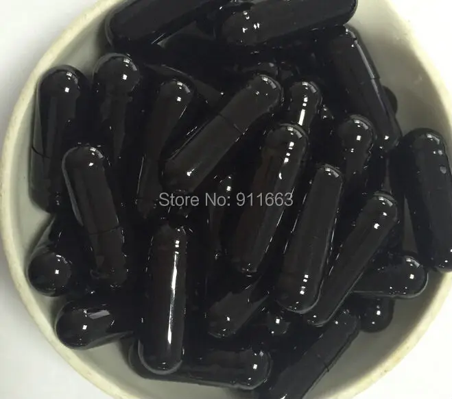 

0# 500pcs! Black-Black Colored Empty Capsules,Hard Gelatin Empty Capsule sizes 0 (Joined or Seperated Empty Capsules)