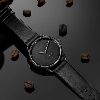 

BAOGELA Brand Watches for Men Leather Strap Casual Business Small Seconds Quartz 30m Waterproof Men Watch Relogio Masculino 2019