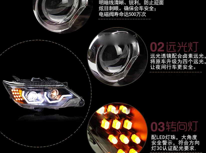 HID,~, автомобиль Стайлинг для фара camry, vios, corolla, camry, Hiace, sienna, yaris, Tacoma, camry Головной фонарь