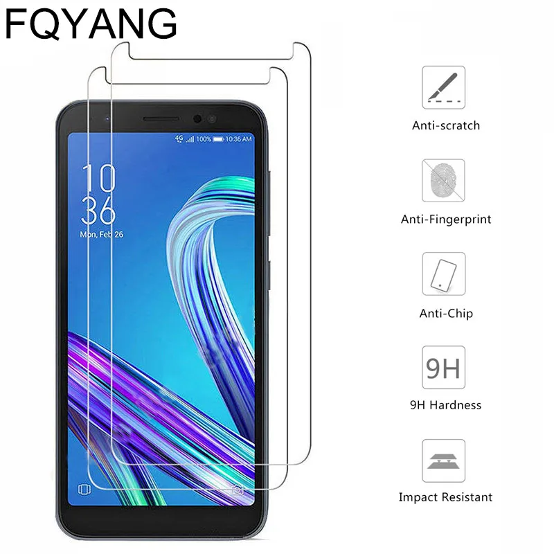 FQYANG 2 шт 9H закаленное стекло для ASUS Z2 Z4.5 Z5 Z6 C ZC520 ZC551 ZC553 Pegasus 3S 3 Закаленное Защитное
