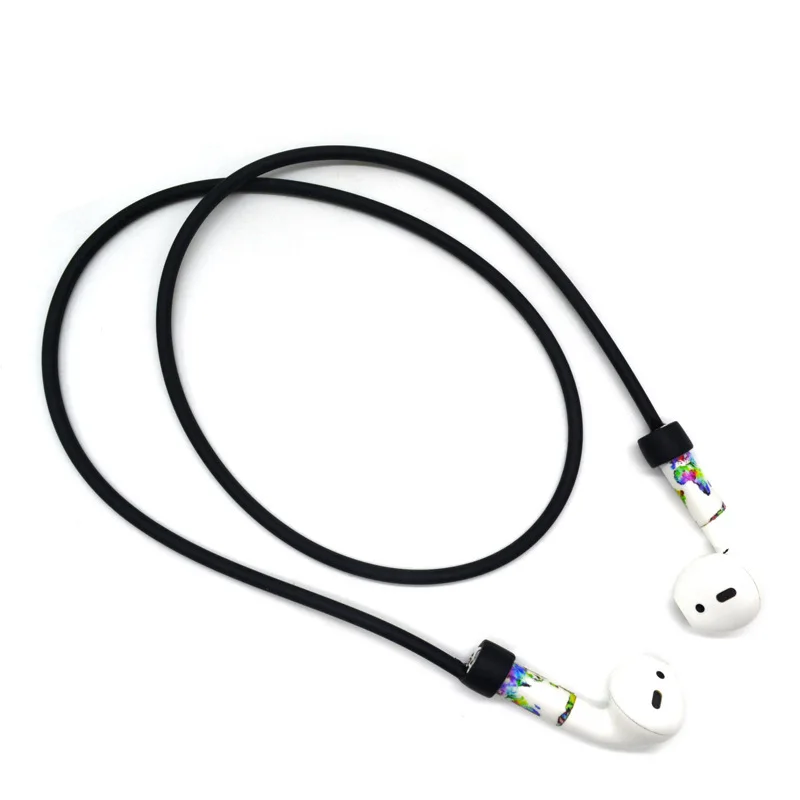 Мягкий силиконовый ремешок для Apple airpods Беспроводной наушники анти-потерянный