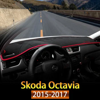 

1X Car Dashboard Center Console Cover Dash Mat Protector Sunshield Cover Accessories Styling For SKODA Octavia 2015 2016 2017