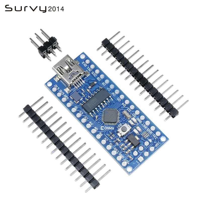 ATmega168 CH340 CH340G Nano V3.0 3.0 Mini USB UART Board 16Mhz 3.3V 5V Microcontroller Micro Controller Module For Arduino