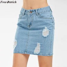 ; джинсовая юбка из страуса для женщин; коллекция года; модные женские летние короткие джинсы с бахромой и дырками на высокой талии; пикантные женские ботиночки