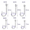 JSM 15 pcs/lot Stainless Steel Fishing Hooks for Saltwater big game tuna Sea boat ice fishing tackle size3/0-13/0 ► Photo 2/6