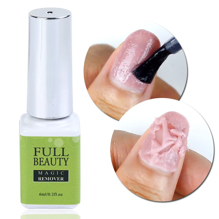 

6ml Burst Gel Polish Magic Remover Soak Off Nail Degreaser Cleaner Liquid UV Gel Lacquer Remover 2-5 min Manicure Tool JI1508