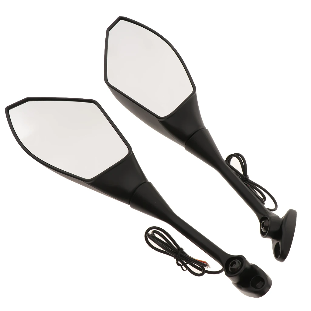 

MagiDeal Motorcycle Adjustable Turn Signal Mirror LED Rearview Mirror for Honda CBR600RR 2003-2008/1000RR 2004-2008