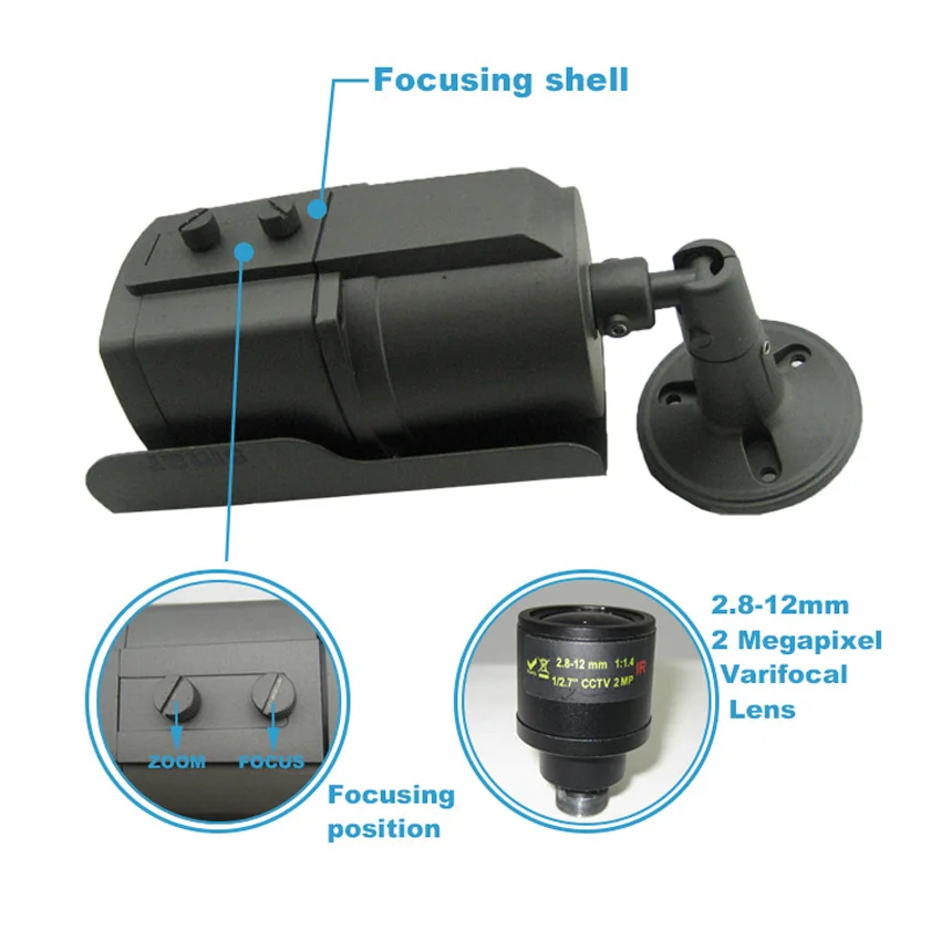 720P 960P 1080P AHD Camera 60-4M-5