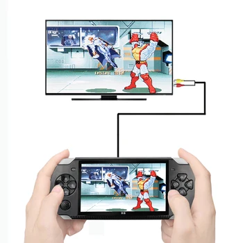 

Retro Handheld Game Console Mini Portable Video game Built-in Thousand Games Better Than Sega Tetris NesReal 8GB Memory