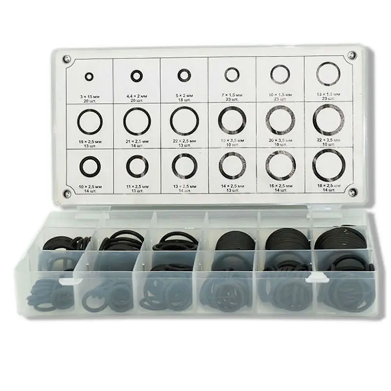 Metric O-Ring Washer Assortment 18 Popular Sizes Plastic Case A