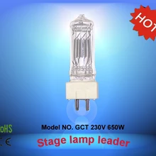 Changsheng GCT 230V 650W GY9.5 галогенная лампа сценический светильник